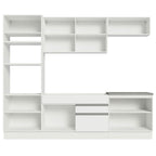 Cocina Integral Glamy 2.70 Metros Blanco 13