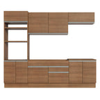 Cocina Integral Glamy 2.70 Metros Marrón 13