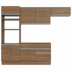 Cocina Integral Glamy 2.70 m con Encimera Marrón 14