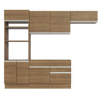 Cocina Integral Glamy 2.70 Metros Marrón 15