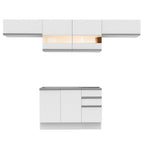 Cocina Integral Marina 2.80 Metros Blanco