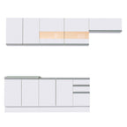 Cocina Integral Marcela 2.80 Metros Blanco