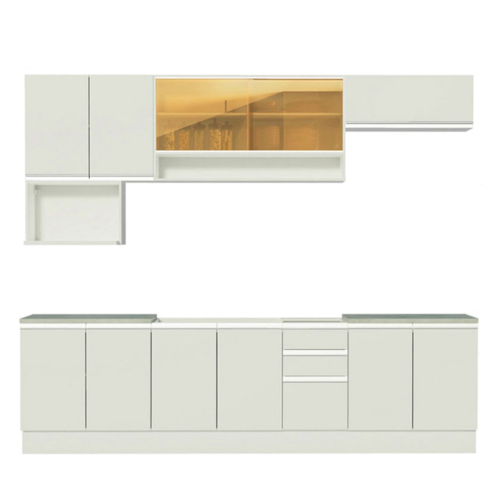 Cocina Integral Genova 2.80 Metros Blanco