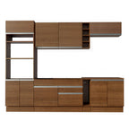 Cocina Integral Vicenza 2.90 Metros Marrón 02