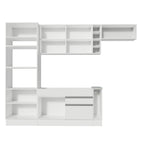 Cocina Integral Safira 2.90 m con Encimera 14 Blanco
