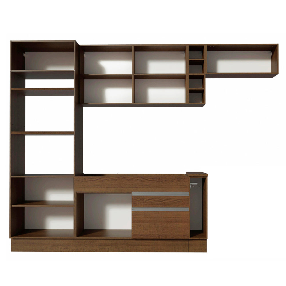 Cocina Integral Safira 2.90 m con Encimera 14 Marrón