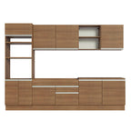 Cocina Integral Glamy 3.10 Metros Marrón 02