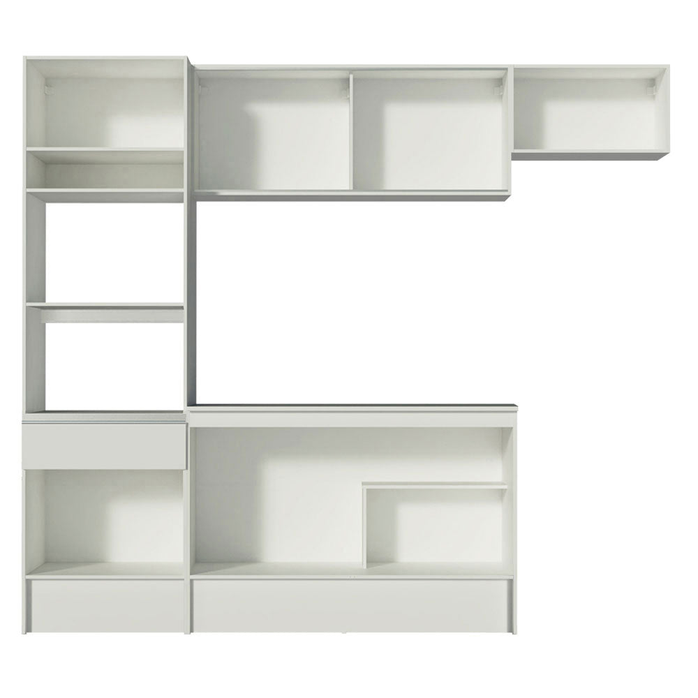 Cocina Integral Diamante 2.40 m con Encimera Blanco 02