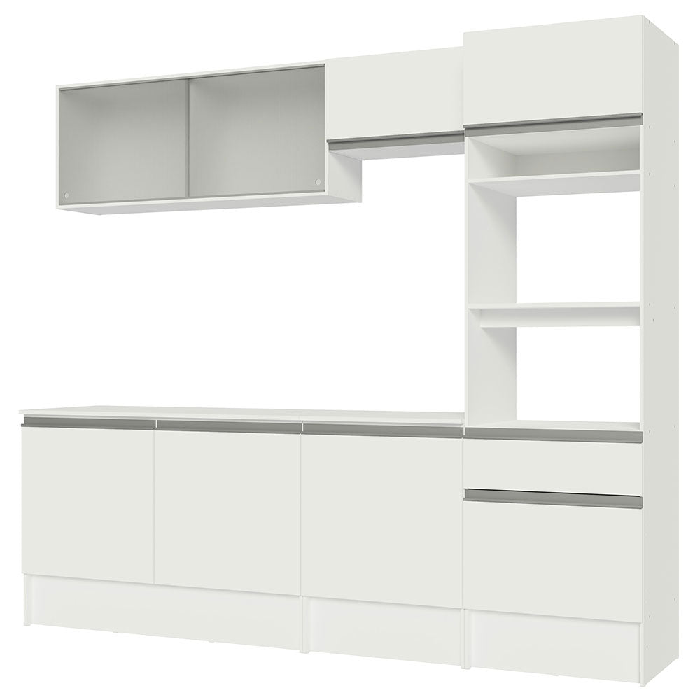 Cocina Integral Topazio 2.40 Metros con Encimera Blanco 05