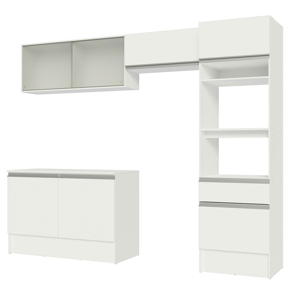 Cocina Integral Topazio 2.60 m con Encimera Blanco