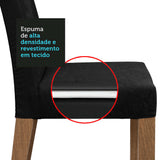 Juego de Comedor Karina con 4 Sillas Oxford