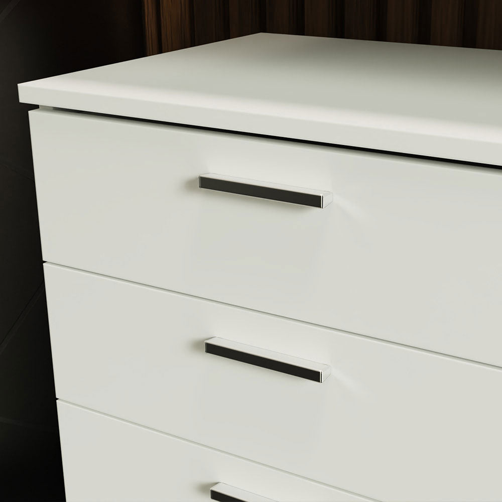 Cajonera para Baño 48 cm con 3 Cajones y Ruedas Blanco Madesa