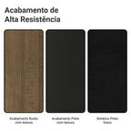 Juego de Comedor Aline con 4 Sillas - Encimera Cuadrada de Cristal Marrón/Negro