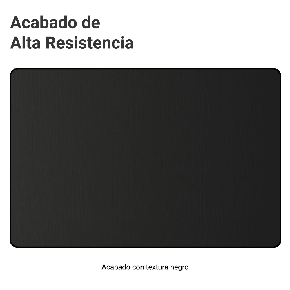 Kit Mueble de Cocina Superior y Mueble Bajo Reims 1.20 m Negro