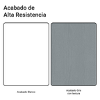 Mueble de Cocina Bajo Agata 3 Cajones 40 cm x 60 cm sin Encimera Blanco/Gris
