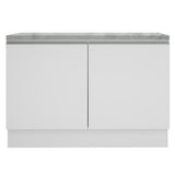 Mueble de Cocina Bajo Glamy 1.20 m 2 Puertas con Encimera