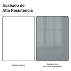 Mueble de Cocina Superior Lux 1.20 Metros 2 Puertas BlancoGris
