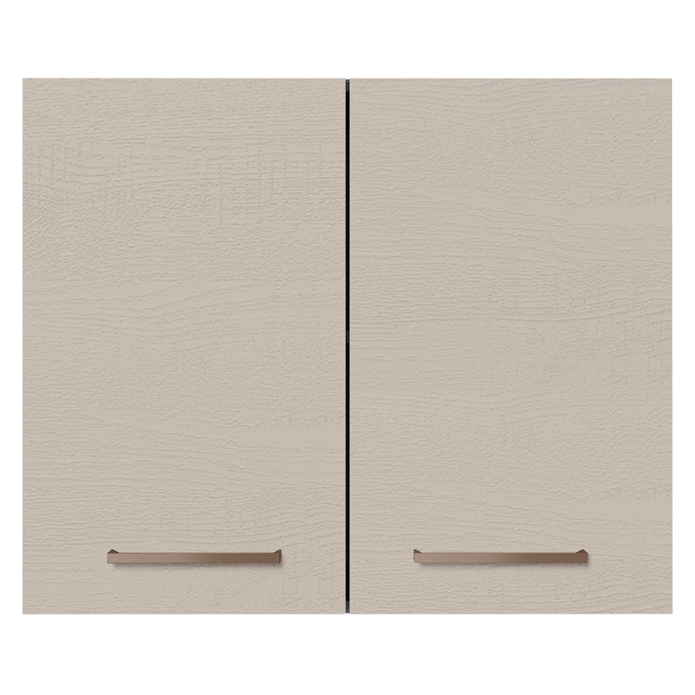 Mueble de Cocina Superior Agata 80 cm 2 Puertas Blanco/Crema