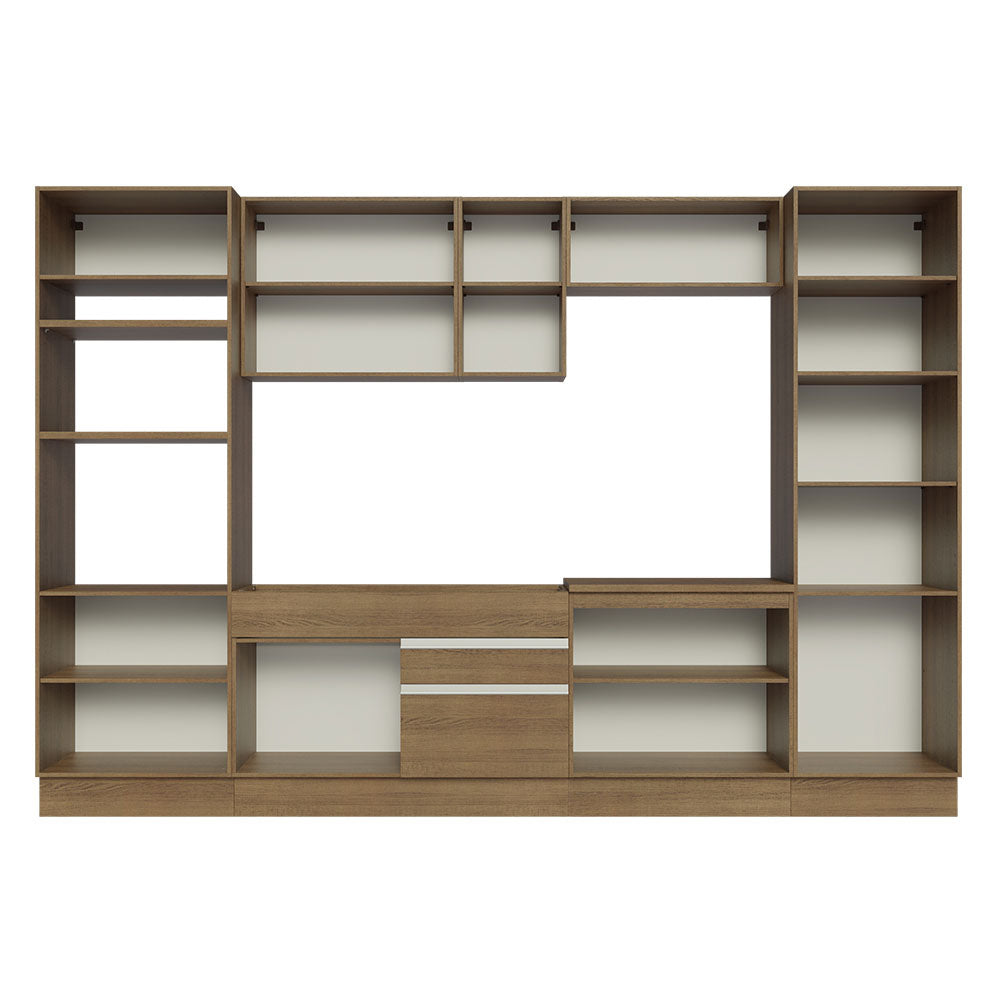 Cocina Integral Glamy 3.30 Metros Marrón