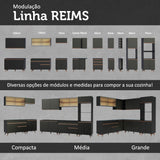 Cocina Integral Reims 2.40 m con Encimera 01