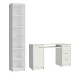 Escritorio de Oficina Alaska + Mueble Estante Librero
