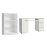 Escritorio de Oficina Alaska + Mueble Estante Librero