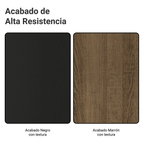 Armário Estante Multiuso para Oficina con 10 Niveles 118 cm Marrón/Negro