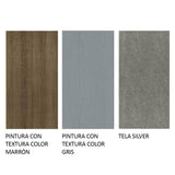 Juego de Comedor Anaju con 4 Sillas - Tablero de Madera y Cristal