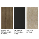 Juego de Comedor Aryeli con 4 Sillas - Tablero de Madera y Cristal