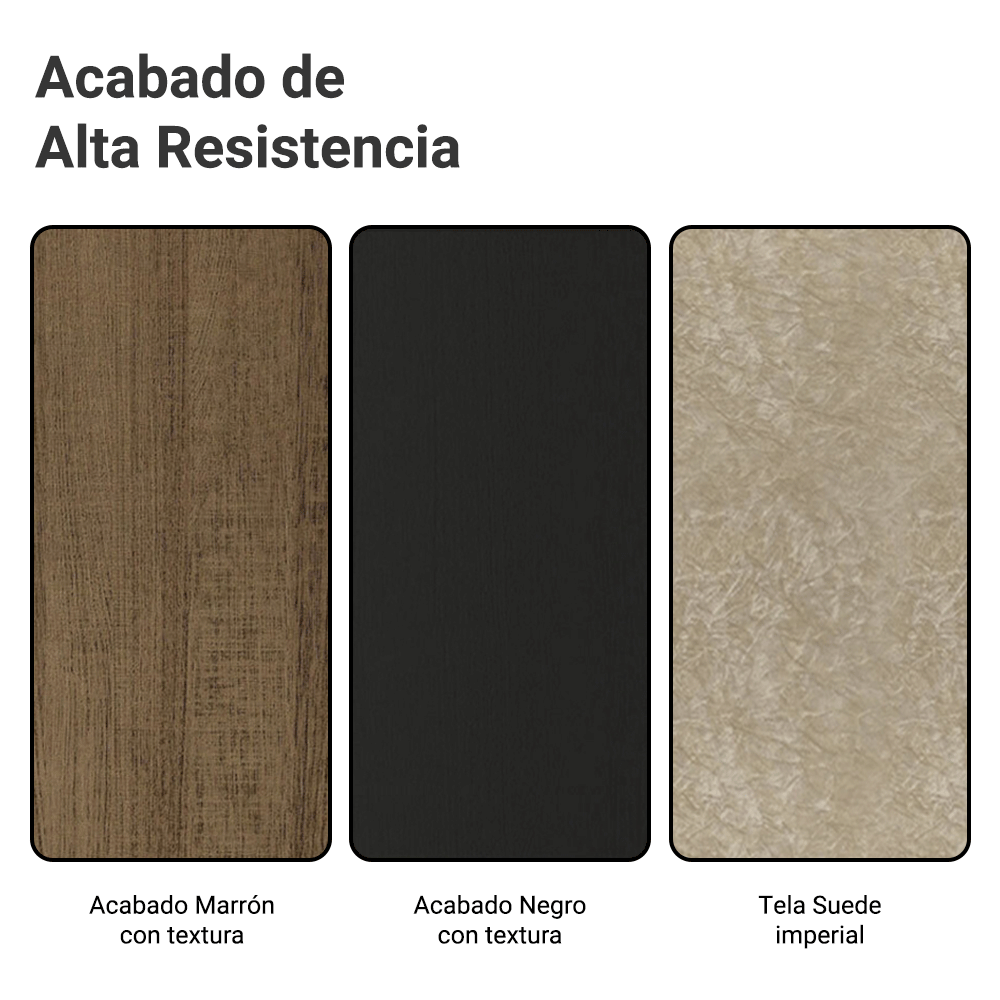 uego de Comedor Stéfani con 6 Sillas - Tablero de Madera y Cristal