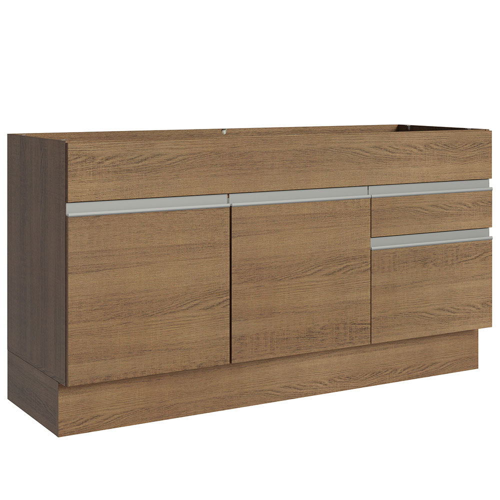 Mueble de Cocina Bajo Glamy 1.50 m 2 Puertas 2 Cajones