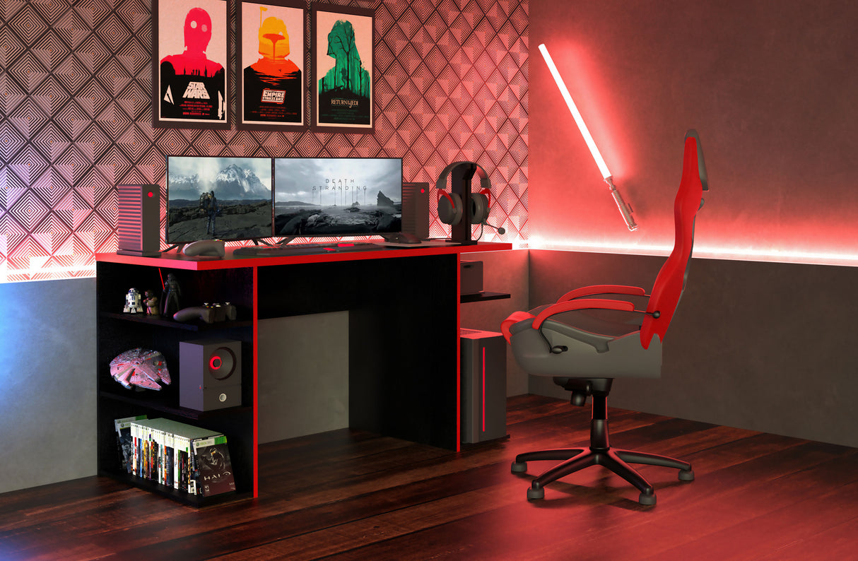 Escritorio Gamer Moderno para PC y Consola