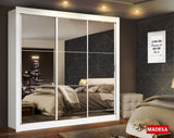 Closet Monaco 3 Puertas Corredizas con Espejos