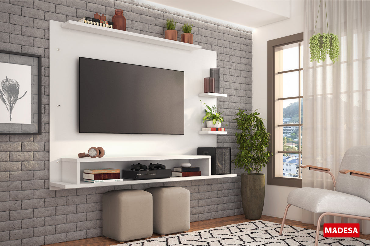 Centro de Entretenimiento Panel para TV Alfa Hasta 60 Pulgadas