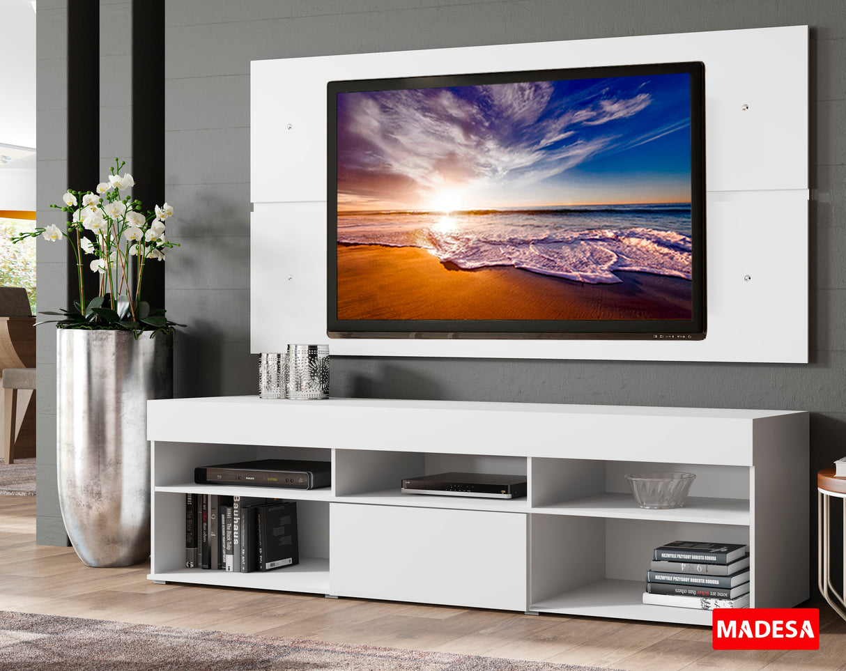 Centro de Entretenimiento para TV Miami Mesa y Panel Hasta 65 Pulgadas