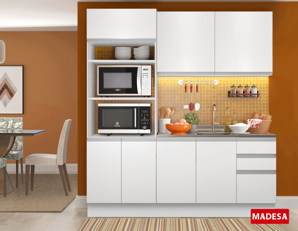 Cocina Integral 190 cm Laura Blanco Madesa