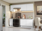 Cocina Integral Glamy 2.40 Metros Blanco 10