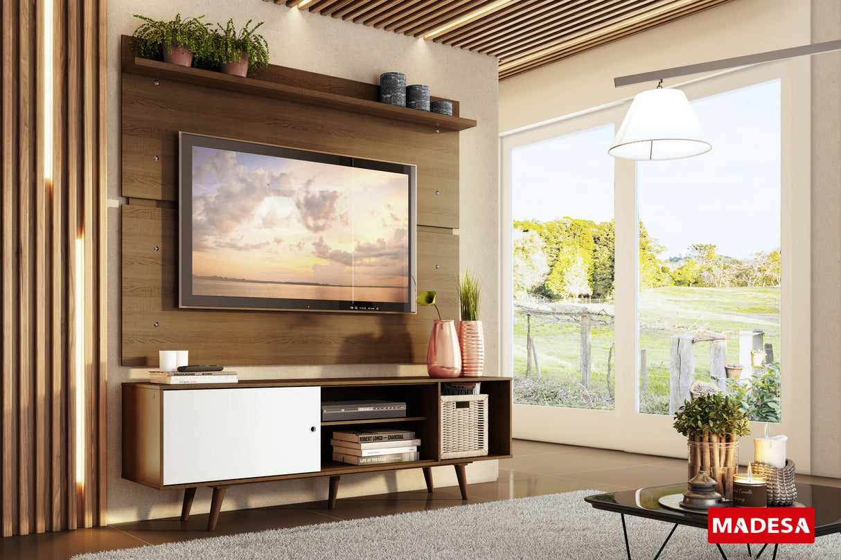 Centro de Entretenimiento para TV Dubai Mesa y Panel Hasta 65 Pulgadas