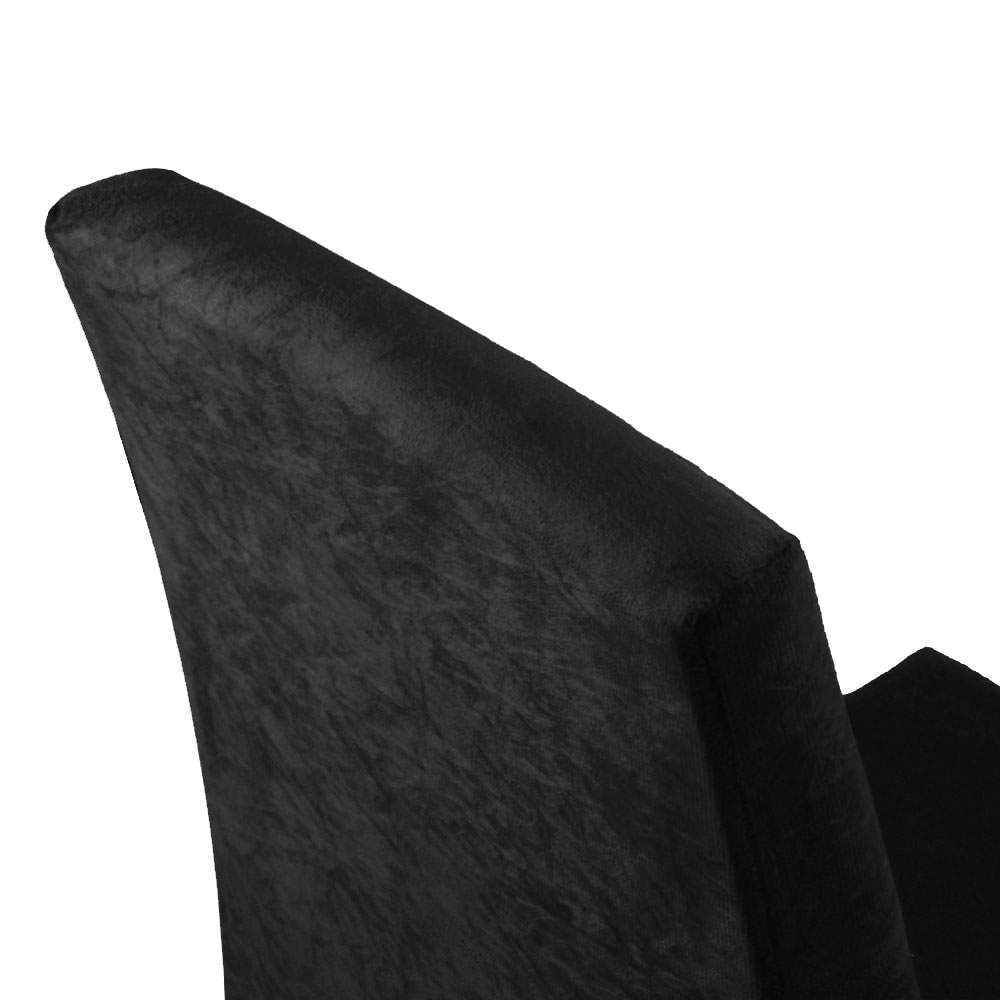 Juego de Comedor Evelin con 4 Sillas Oxford - Tablero de Madera y Cristal Marrón/Negro/Oxford