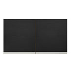 Mueble de Cocina Superior Madesa Glamy 120 cm 2 Puertas Marrón/Negro
