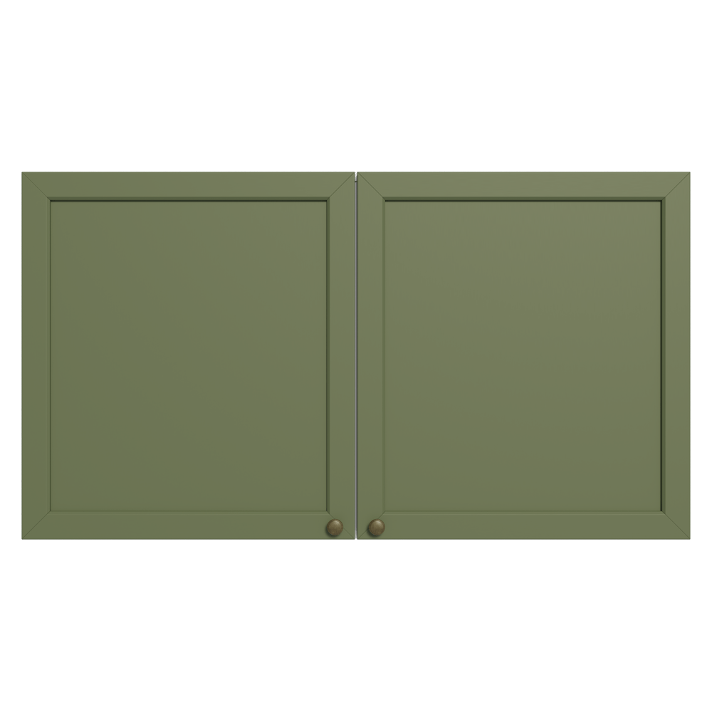 Mueble de Cocina Superior Vik 1.20 Metros 2 Puertas Blanco/Verde