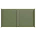 Mueble de Cocina Superior Vik 1.20 Metros 2 Puertas Marrón/Verde