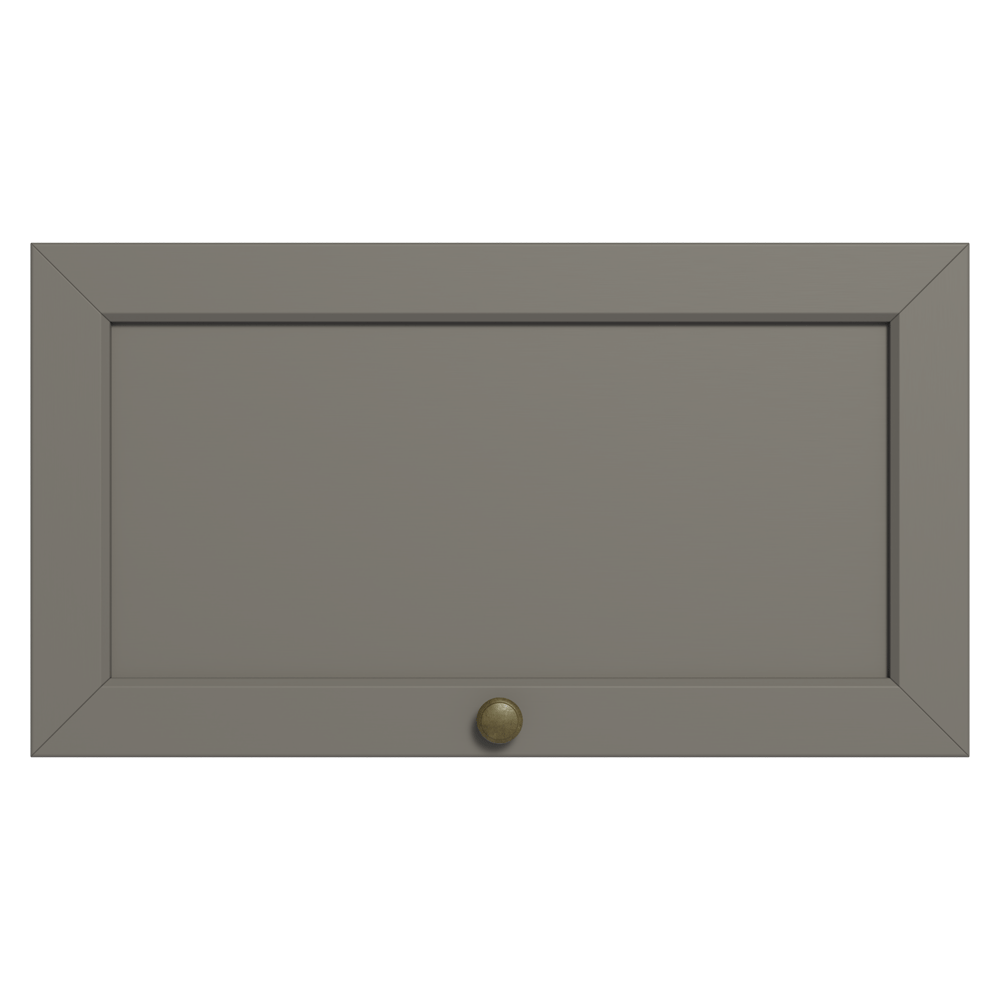 Mueble de Cocina Superior Vik 60 cm 1 Puerta Abatible Blanco/Gris
