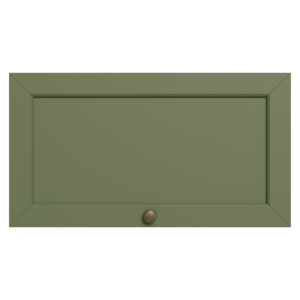 Mueble de Cocina Superior Vik 60 cm 1 Puerta Abatible Blanco/Verde