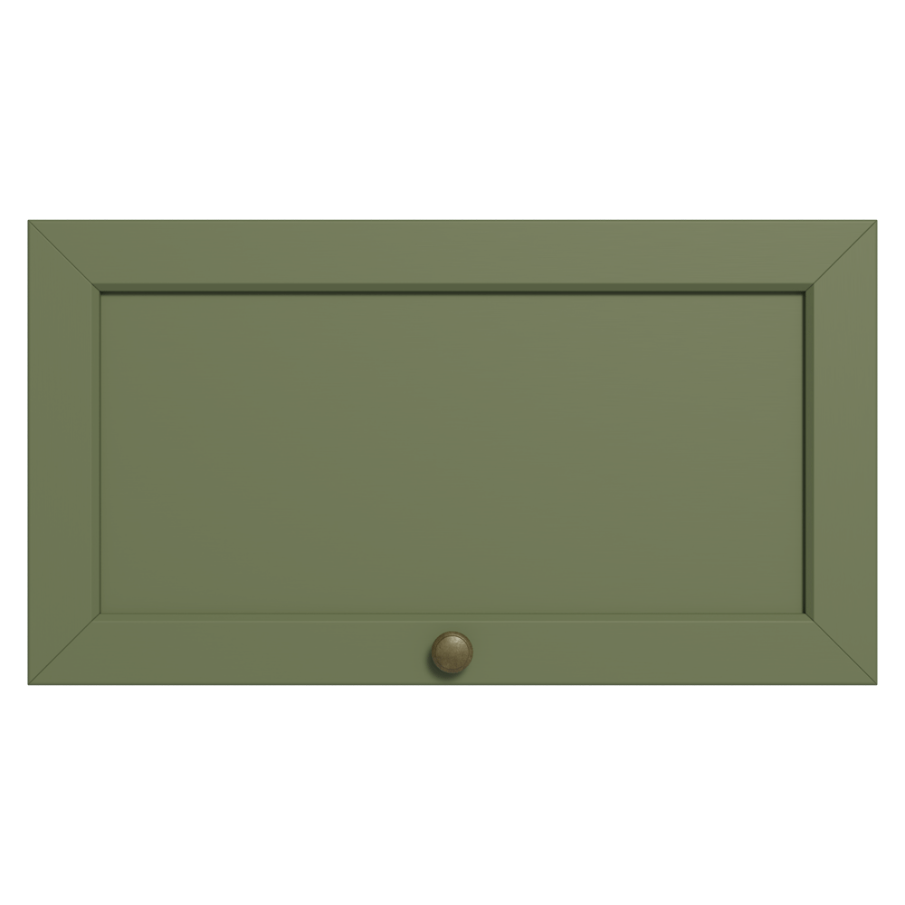 Mueble de Cocina Superior Vik 60 cm 1 Puerta Abatible Marrón/Verde