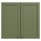 Mueble de Cocina Superior Vik 70 cm 2 Puertas Marrón/Verde