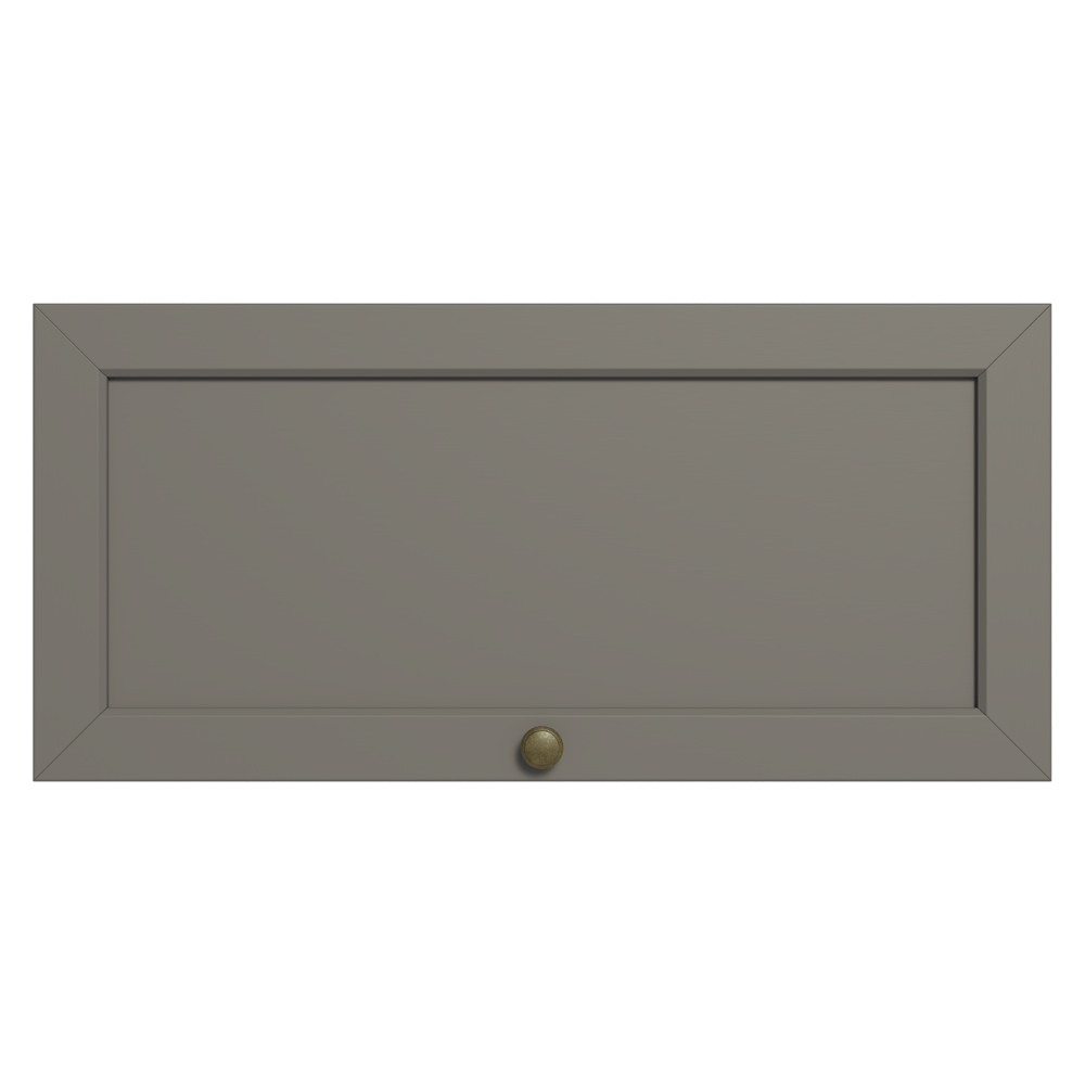Mueble de Cocina Superior Vik 70 cm 1 Puerta Abatible MarrónGris