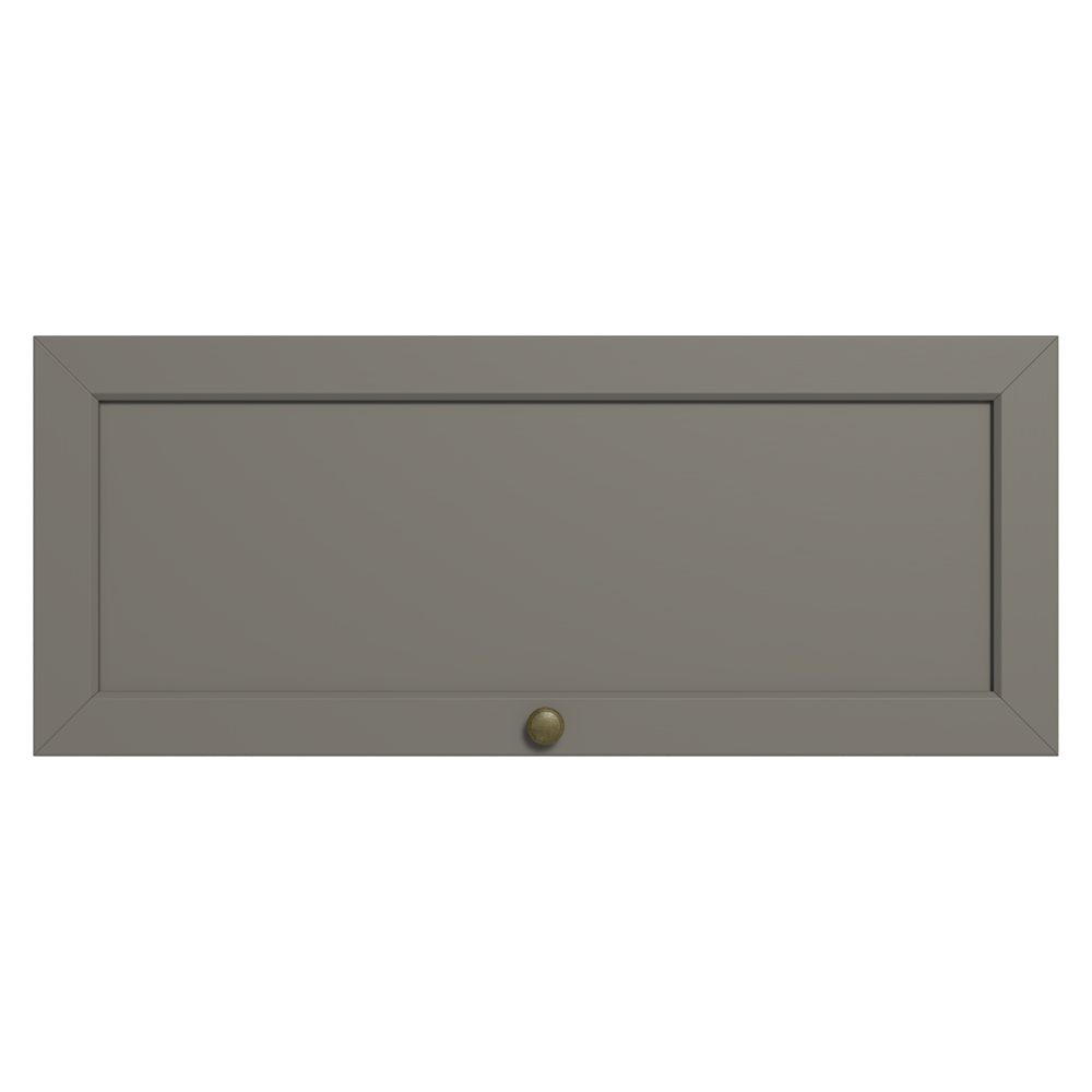 Mueble de Cocina Superior Vik 80 cm 1 Puerta Abatible Blanco/Gris