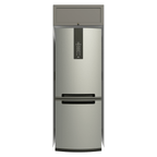 Mueble de Cocina para Nevera Vik 1 Puerta Abatible Blanco/Gris
