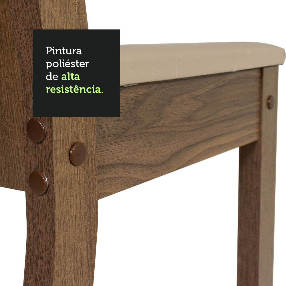 Juego de Comedor Analu con 6 Sillas